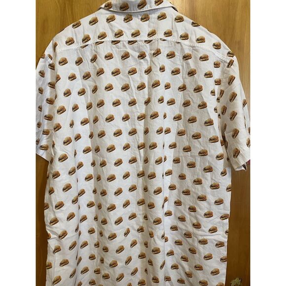 cinci cribs chilli dog short sleeve button up collared shirt size XL - Picture 10 of 10